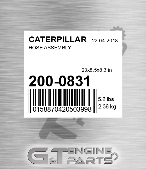 2000831 Hose As for CATERPILLAR