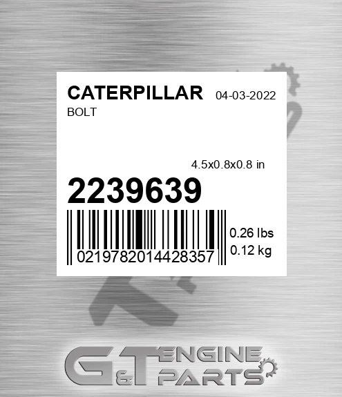 223-9639 Bolt