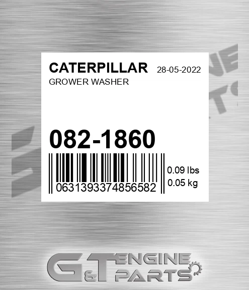 082-1860 Grower Washer for CATERPILLAR
