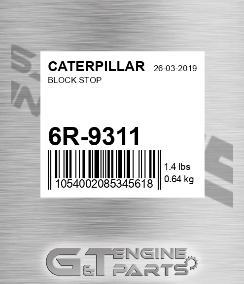 6R-9311 Block Stop for CATERPILLAR