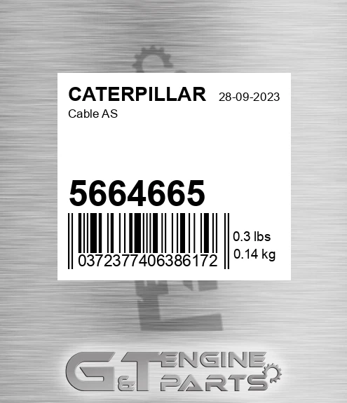 5664665 Cable As for CATERPILLAR
