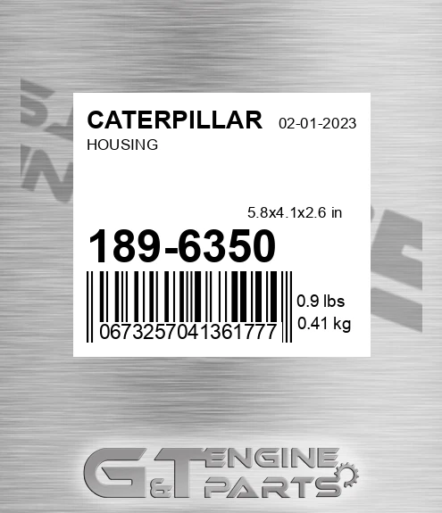 189-6350 Housing for CATERPILLAR