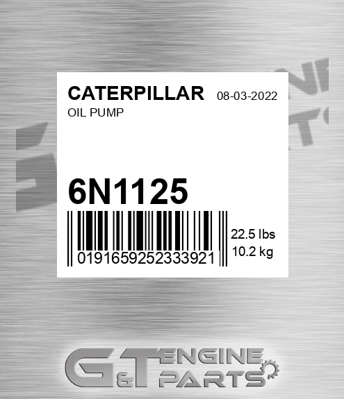 6N-1125 Oil Pump