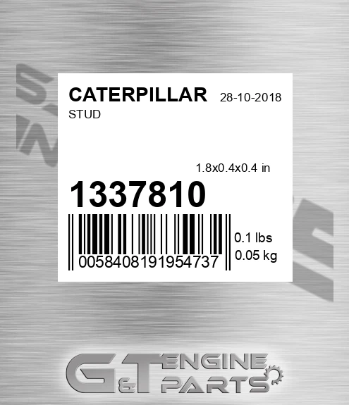 133-7810 Stud for CATERPILLAR