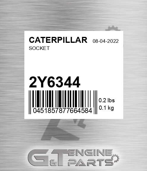 2Y6344 Socket for CATERPILLAR