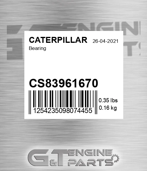 CS83961670 CATERPILLAR Bearing