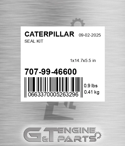 707-99-46600 Seal Kit for CATERPILLAR