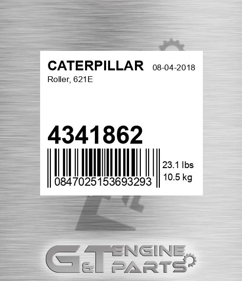 4341862 Roller, 621e for CATERPILLAR