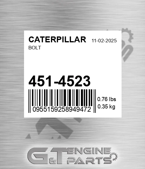 451-4523 Bolt