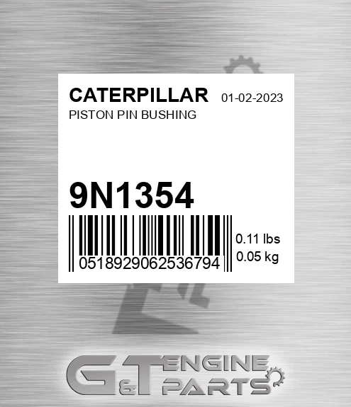 9N-1354 CATERPILLAR Piston Pin Bushing