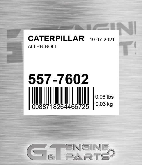 557-7602 Allen Bolt