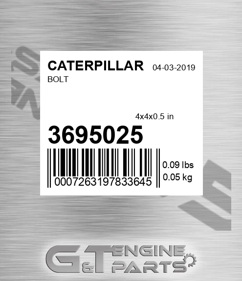 369-5025 Bolt