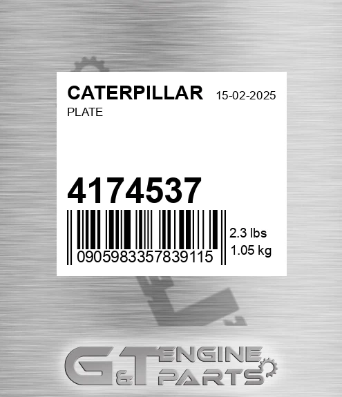 417-4537 Plate