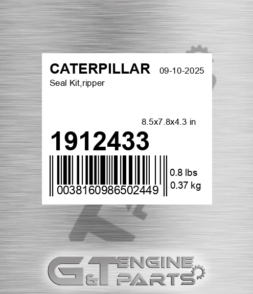 1912433 Seal Kit,ripper