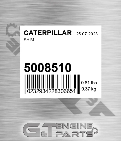 500-8510 Shim for CATERPILLAR