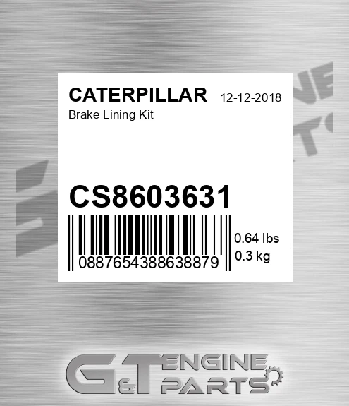 CS8603631 Brake Lining Kit