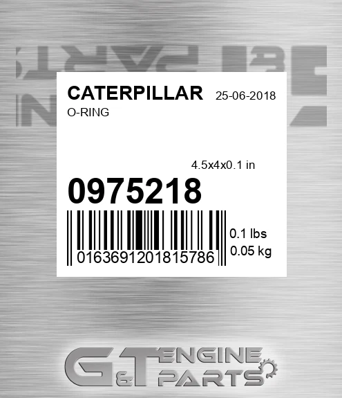 097-5218 O-ring for CATERPILLAR