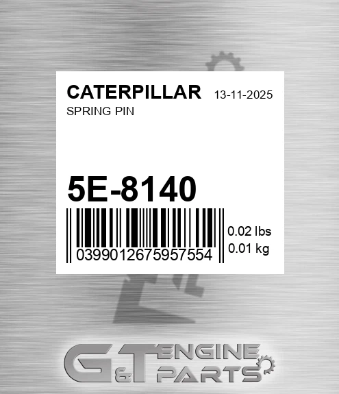 5E-8140 Spring Pin