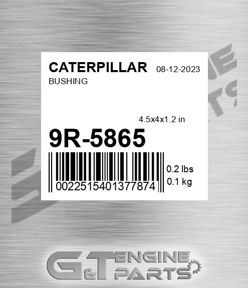 9R-5865 Bushing