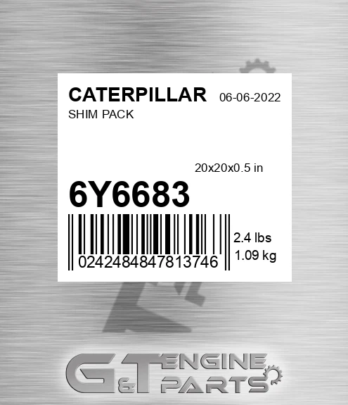 6Y6683 Shim Pack