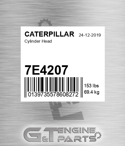 7E4207 Cylinder Head