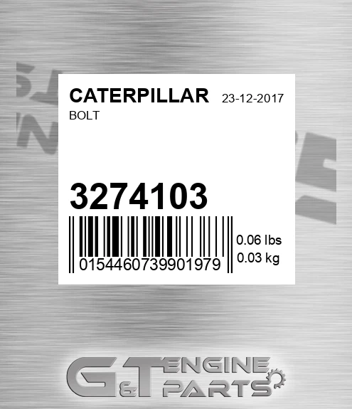 327-4103 Bolt for CATERPILLAR