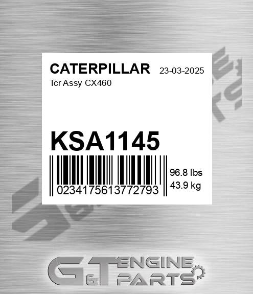 KSA1145 Tcr Assy Cx460