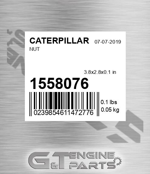 155-8076 Nut for CATERPILLAR