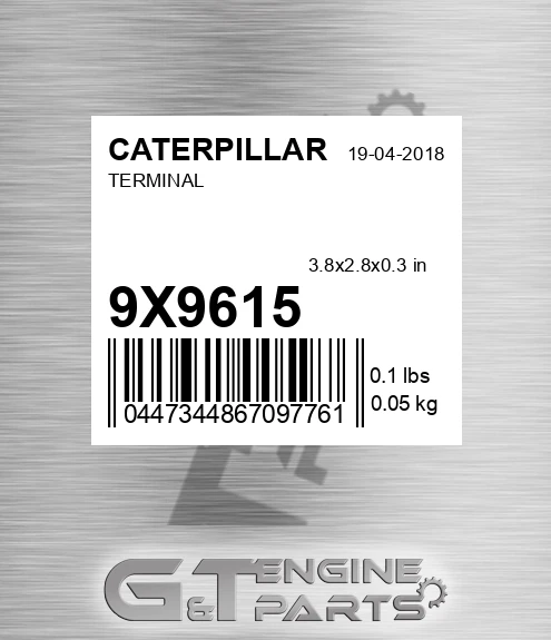 9X-9615 Terminal for CATERPILLAR