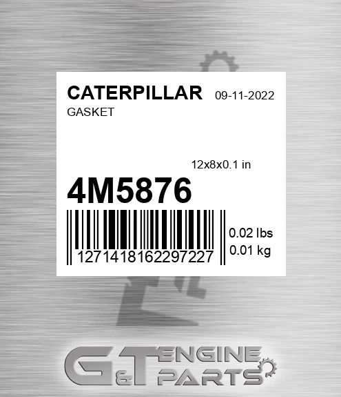 4M-5876 Gasket for CATERPILLAR