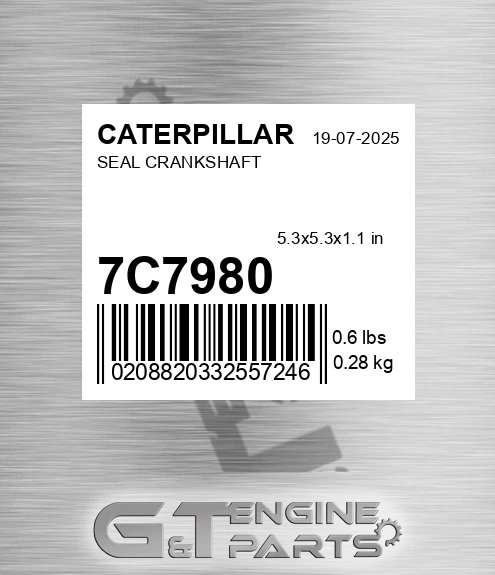 7C-7980 Seal Crankshaft