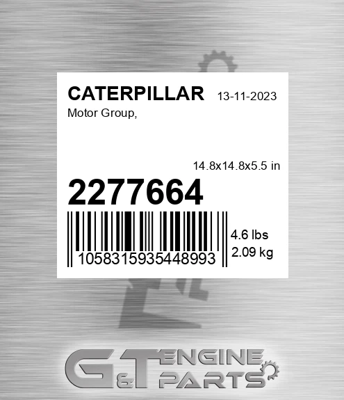 2277664 Motor Group, for CATERPILLAR