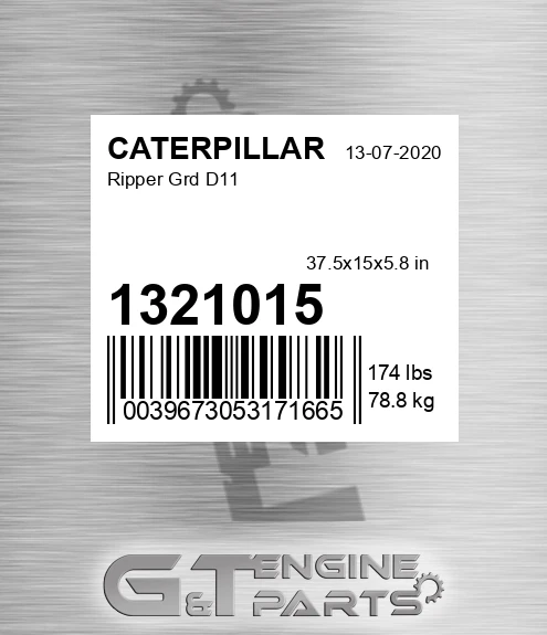 132-1015 Ripper Grd D11 for CATERPILLAR