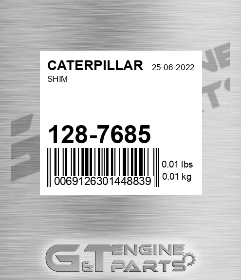 1287685 Shim for CATERPILLAR