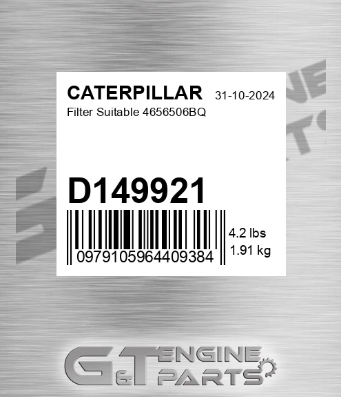 D149921 Filter Suitable 4656506bq