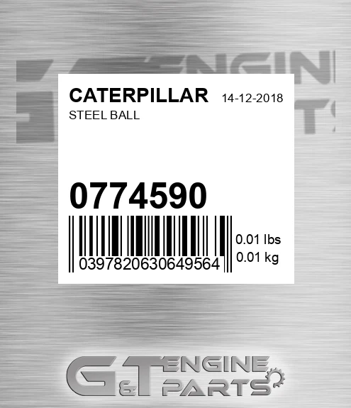 077-4590 Steel Ball for CATERPILLAR