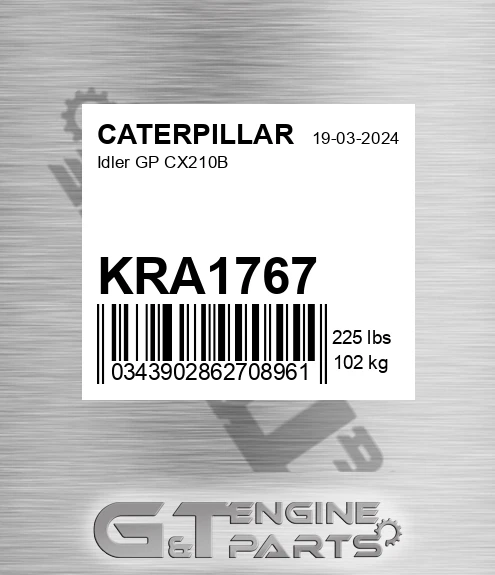 KRA1767 Idler Gp Cx210b