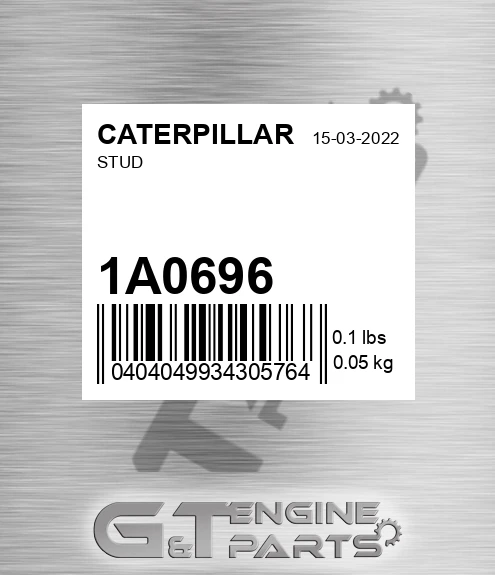 1A-0696 Stud for CATERPILLAR