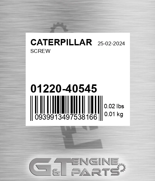 01220-40545 Screw
