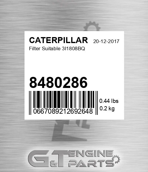 8480286 Filter Suitable 3i1808bq