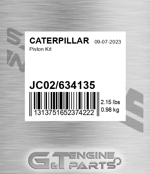 JC02/634135 Piston Kit
