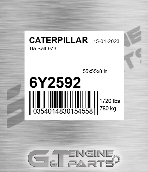 6Y2592 Tla Salt 973 for CATERPILLAR