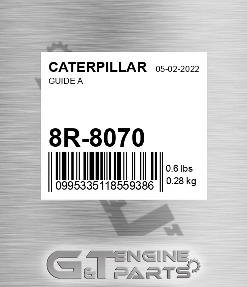 8R-8070 Guide A for CATERPILLAR