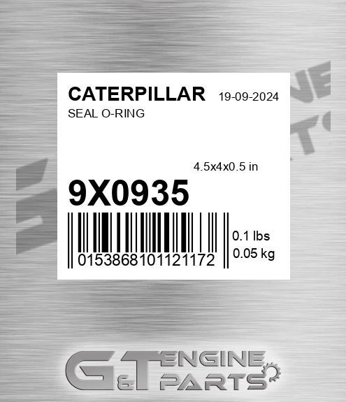 9X-0935 Seal O-ring for CATERPILLAR