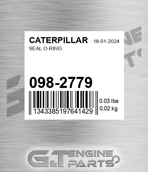 098-2779 Seal O-ring for CATERPILLAR