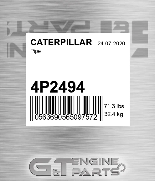 4P2494 CATERPILLAR Pipe