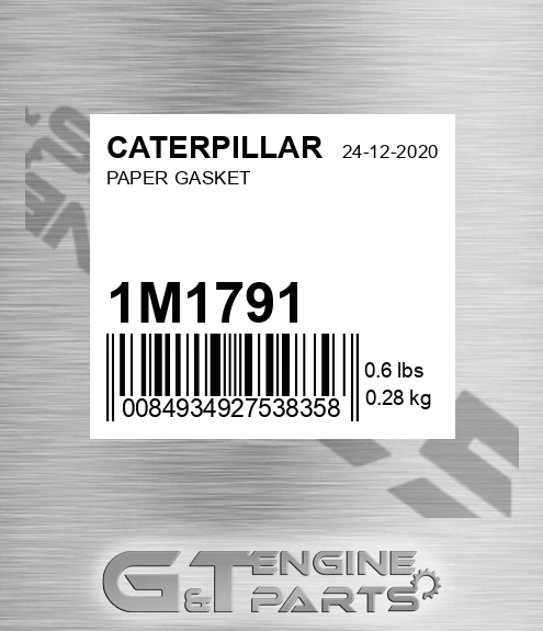 1M-1791 Paper Gasket for CATERPILLAR