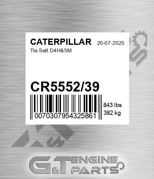 CR555239 Tla Salt D4h&5m for CATERPILLAR