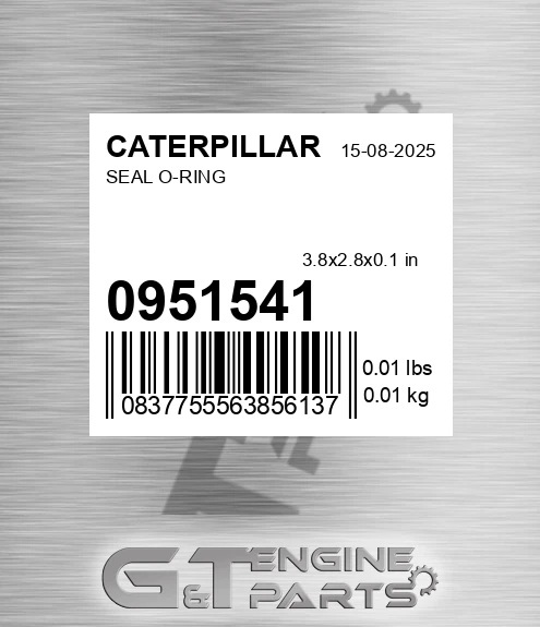095-1541 Seal O-ring