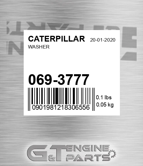 069-3777 Washer for CATERPILLAR